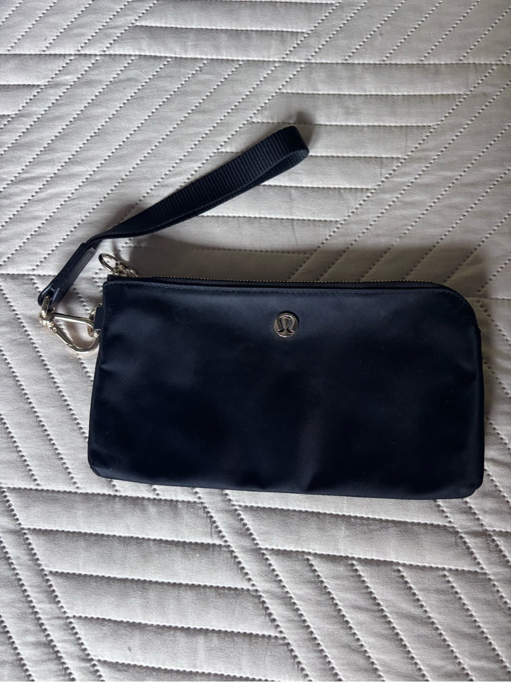 Lululemon athletica Black Wristlet Pouch with Strap